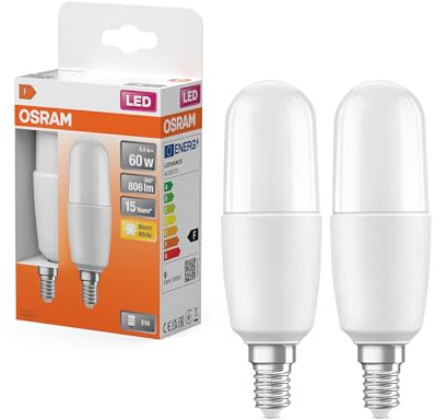 Osram LED STAR CLASSIC STICK Frosted 60 non-dim 8,5W/827 E14