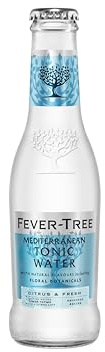 FEVER-TREE -24 Bouteilles de 200 ml de Mediterranean Tonic Water-Citron et herbes aromatiques - Soda - (24 x 200 ml