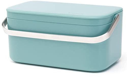 Brabantia Bac à déchets Portable, Plastique, Mint, 12.7 x 22.1 x 10.7 cm