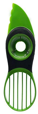 Click2Home 3-in-1 Avocado Slicer, Pitter, Tool - Green