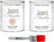 CHALK PAINT Rosa Antico & FINITURA + PENNELLO - Pittura Shabby Chic EXTRA OPACA (1 Litro) + Finitura Trasparente Opaco (1 Litro) + 1 Pennello Pro 40 mm