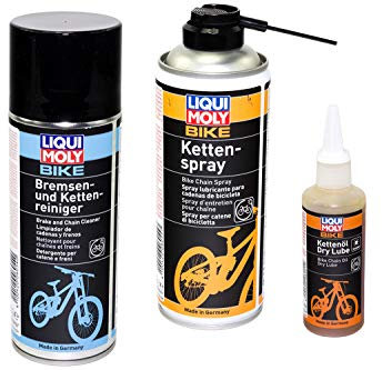 Fahrrad Pflege Kettenreiniger Set mit Kettenspray und Öl LIQUI MOLY Bike
