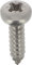 Vis à Tôle Tête Cylindrique Bombée Pozidrive, 4.2mm x 16mm, DIN 7981, Zinc Inox, Lot de 20