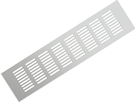 Rejillas De Ventilación, Aleación De Aluminio Malla Transpirable Armario Rectangular De 200 Mm De Ancho Ventilación De Aire Armario para Zapatos Armario Refrigeración Y Ventilación