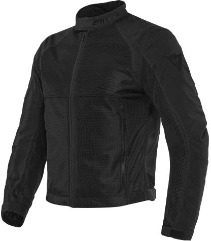 Dainese - Sevilla Air Tex Jacket, Chaqueta Moto Hombre de Verano, Transpirable y Ligera, Cazadora Moto con Malla Perforada para una Máxima Libertad de Movimientos, Negro