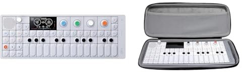 Teenage Engineering OP-1 tragbarer Synthesizer, Sampler und Controller & Analog Cases GLIDE Case für Teenage Engineering OP-1 oder vergleichbare Synthesizer, Schwarz