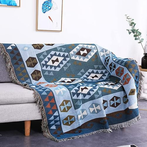 Bronze Couchdecke/Sofadecke/Tagesdecke/Kuscheldecke/Teppich/Wandteppich/Versch. Muster/Bettüberwurf (Tipi, 160x200cm)