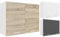 VCM Esilo - Armario de Cocina para Colgar | Dimensiones: 60 x 80 x 31 cm | Armario Colgante con Dos Compartimentos | Muebles de Cocina – Esilo