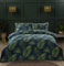 Rapport Home Bedding Duvet Cover Single - So Soft Microfibre Polyester Cloth - 180 Thread Count Palma Tropical Leaves Floral Reversible Quilt Cover Set with Pillow case Green (2 Piece)