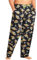 Disney Schlafanzug Hose Herren Freizeithose Lang 100% Baumwolle Jogginghose Teens Männer Pyjamahose mit Kordelzug (M, Schwarz Baby Yoda)