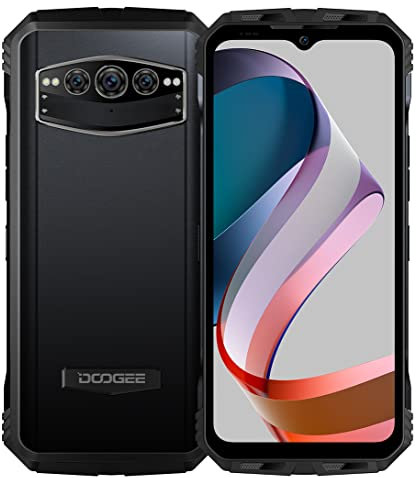 DOOGEE 5G Outdoor Smartphone ohne Vertrag V30T, Dimensity 1080 Octa Core 12GB+256GB, 6.58'' 120Hz FHD+, 108MP Triple AI Kamera(20MP Nachtsicht), 10800mAh Akku, Android 12 IP68 Handy, NFC Grau