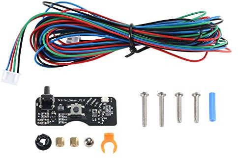 Bczamd Filament-Runout-Erkennungssensor-Kit für 3D-Drucker, Sherrpa-Extruder, 1,75 mm Druckmaterial-Bruchmodul mit 2,5 m Kabel für Vorontrident 2.4 Mainboard, unterstützt RRF-Klipper Firmware