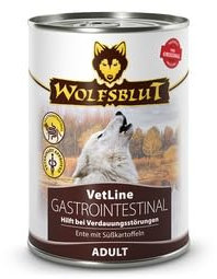 Wolfsblut VetLine Gastrointestinal Ente 6 x 395g | Nassfutter