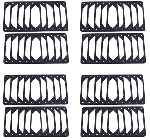 Goorvoucs 40Pcs 120mm Anti-Vibration Silicon Fan Gasket Noise Reducing Gasket Pad for PC Computer Case Fan