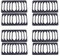 Goorvoucs 40Pcs 120mm Anti-Vibration Silicon Fan Gasket Noise Reducing Gasket Pad for PC Computer Case Fan