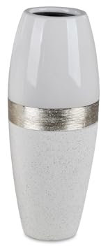 Vase 30 Goldrand Tischvase Dekovase rund formano