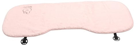 HAWILLOSCH Sitzkissen Autositzpolster Flauschige Autositzbezüge Sitzheizung Fürs Auto Unterer Bezug Für Autositze Autositzwärmer Sitzpolster Für Die Vordersitze Von Autos Rosa Plüsch