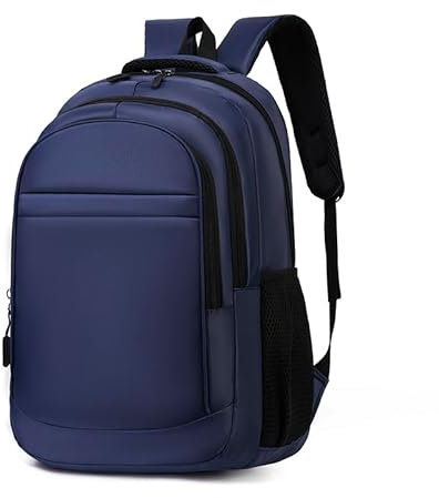 Mochila Portatil Hombre Impermeable Mochila Ordenador Portatil Antirrobo del Negocio Trabajo Diario Viaje Escolares (AZUL)