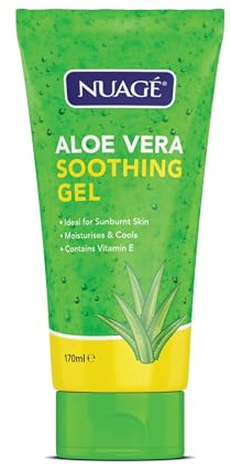 170ml Aloe Vera Soothing Gel | Hydrating & Cooling Skin Gel for Dry, Irritated & Sunburned Skin | Natural Moisturizer & After-Sun Care