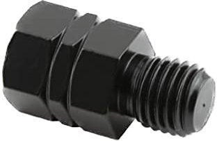 Spiegel Adapter Loch (Innen) M10 Links auf Bolzen (Außen) M10 Rechts - Gewinde schwarz