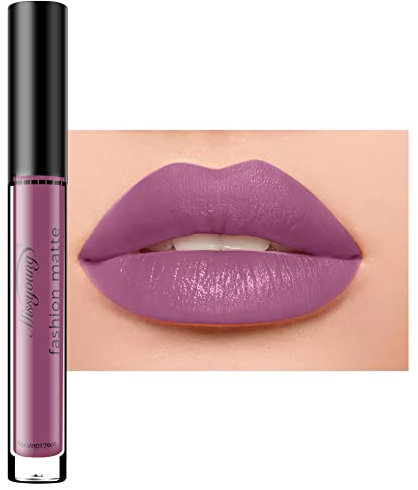 Allbesta Langlebig Wasserdicht Flüssigkeit Matt Lippenstift Matte Lip Gloss Wasserfest Make-up Non-stick Cup (5#)