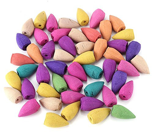 50 Stücke Rückfluss Räucherkegel, Schlafmittel Druckfreigabe Zubehör Haushalt Natürliche Rückfluss Weihrauch Duftenden Kegel