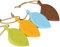 Binnan Lot de 4 Protection Cale Porte Bouchon Doigt en Silicone,(Jaune, Vert, Bleu, Café)