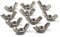 M6 Wing Nut 304 Stainless Steel Thread Nut Hand Twist Nut (Pack of 50)