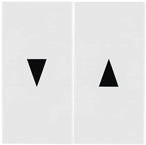 REV Matrix, Rolladenschalter/Jalousieschalter Abdeckung, weiss-matt