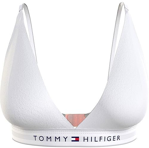 Tommy Hilfiger Damen Triangel BH Stretch, Weiß (White), XL