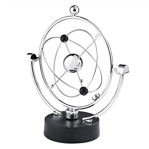 Swing Ball, Simulazione Elettronica del Movimento perpetuo Giocattolo Via Lattea Annularità Modello Altalena Elettronica Rotazione Bilanciamento delle Sfere Fisica Scienza Giocattolo Decorazione(A603)
