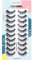 3D Falsche Wimpern Cat-Eye Kurze Natürlich Look Wispy Faux Mink spiky lashes,Cross Flauschig Weiche Wiederverwendbare Nerzwimpern-Happy Heartbeat (H2)