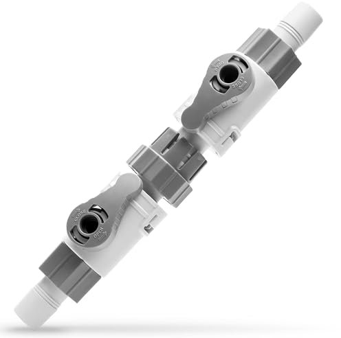 Ultum Nature Systems Delta Quick Release Doppelventil für Aquarium-Kanisterfilter (12/16 mm)