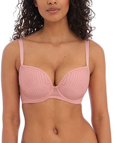 Freya Taillierter Damen-T-Shirt-BH mit Bügel, Ash Rose, 80E