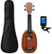 Sopran Ukulele Volles Pack 21-Zoll-Ukellele Mahagoni-Sopraner Gecko Ukulele Gitarre-Musical-Geschenke Instrument 4 String Hawaiian Mini Guitarra (Color : Pineapple Bag Tuner)