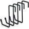 Heavy Duty Rafter Hooks, 4 Pack Garage Ladder Hanger Vinyl Coated Non Slip Metal Large S Hooks for Hanging Storage Organizing Large Tools Hose Ropes and Pool Equipment