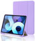 Custodia Cover per iPad (A16) 11 Generazione 11 Pollici 2025/iPad 10 Generazione 2022 iPad 10,9 con portapenne, Cover Tablet Sottile con Retro in Morbido TPU con Auto Svegliati/Sonno, Purple