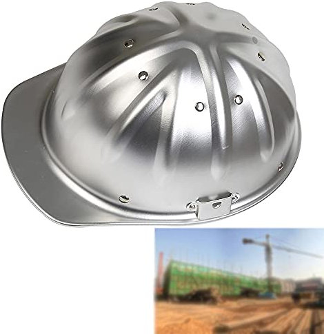 Schutzhelm,Bauhelme Aluminiumschutzhelm Schutzhelme Aluminiumlegierungshelm Das Oberteil ist sicherer und effektiver, um Durchstiche zu verhindern
