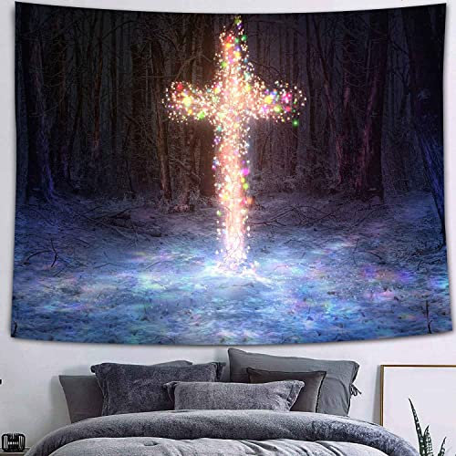 831 Bettwäsche Langlebig Wandteppich Wand Dekoration Portabel Wandtuch Für Schlafsaal Balkon Apartment 100X150cm Winter-Hintergrund Überqueren