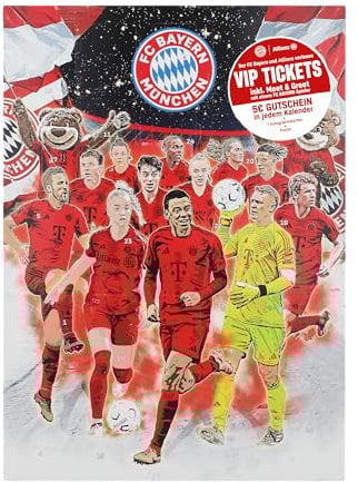 FC Bayern München Schoko-Adventskalender 2025 | Schokolade | Süßigkeiten