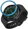 kwmobile Protective Bezel Ring Compatible with Samsung Galaxy Watch 6 Classic 47mm - Aluminum Ring for Smart Watches - Blue/White