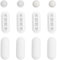 Wisebom 12 Pezzi Paracolpi per Sedili WC Paraurti Del Sedile Del Water Accessorio Del Paraurti per WC Paracolpi per Sedile Wc, Tampone Sedile WC Paraurti Sedile WC per Hotel per Famiglie (Bianco)