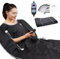VEVOR 390W Infrarot Saunadecke 1800x800mm Sauna Blanket 1-6 Stufen (35°C-85°C) Infrarotdecke 40-Minuten-Fettverbrennung Heizdecke 5-Schicht-Sicherheitsmaterialien Heizmatte Körper Abnehmen Fitness