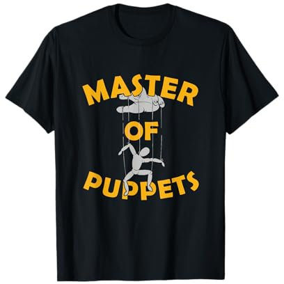 Master of Puppets Shadow Play Ventriloquist Performance Art T-Shirt