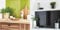 ModaNuvo AluSplash Aluminium Splashback Wall Panel 800 x 600mm Ebony & Bright Olive