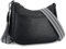 APHISON Klein Crossbody Bag mit Breitem Gurt Schultertasche Umhängetasche Damen veganem Leder schwarz Handtasche Tasche mit Abnehmbarem Schultergurt Kartenschlitz Reisetasche