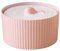 Milageto Distributeur d'eau en Céramique pour Chat, Fontaine Silencieuse pour Animaux de Compagnie, Rose