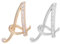 2 Broschen Mit Dem Buchstaben A, Strassbroschen, Legierungsbroschen, Kreative Personalisierte Broschen, Elegante Broschen, Bekleidungsaccessoires