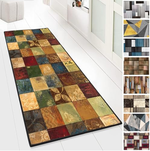 Yurun Schmutzfangmatte, Teppiche Schlafzimmer Deko, Für Eingang Schlafzimmer Treppe Badezimmer Innen Wohnzimmer, rutschfest & antistatisch, Erhältlich in 9 Farben & vielen Größen, 100x200cm