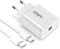 Chargeur USB C,Chargeurs Rapide Phone 35W with 2M Cable Prise Mural Secteur Adaptateur Alimentation PD 3.0 pour iPhone 14 13 12 11 XS Pro Max SE